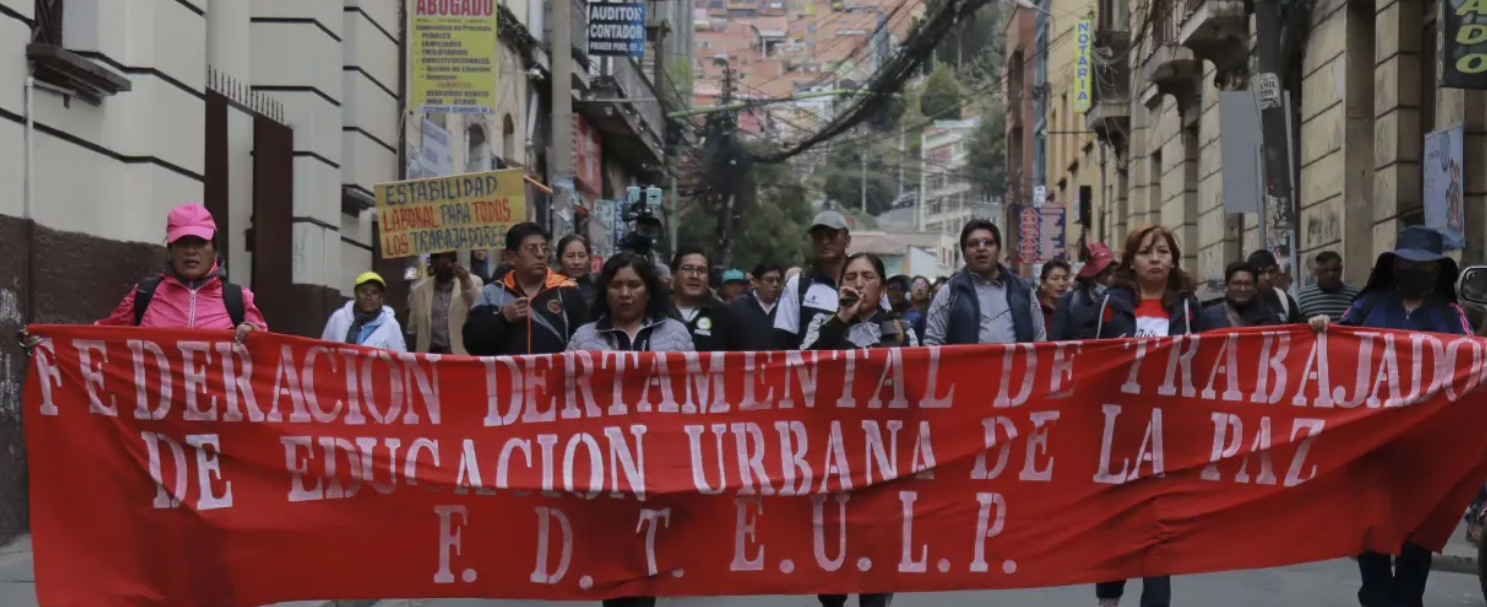 A horas del 1 de mayo, suman los conflictos de al menos cuatro sectores en Bolivia