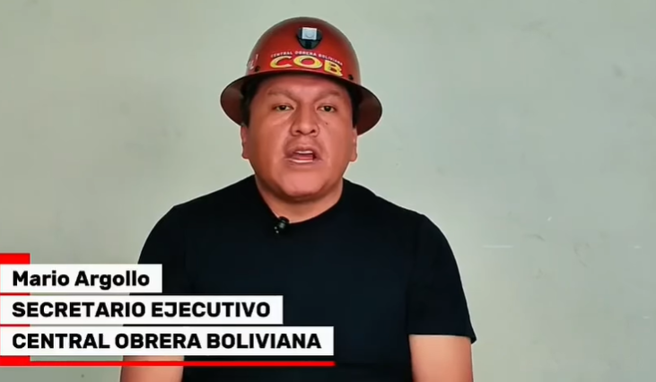 Desde la clandestinidad, Mario Argollo reaparece y convoca a radicalizar los bloqueos a nivel nacional
